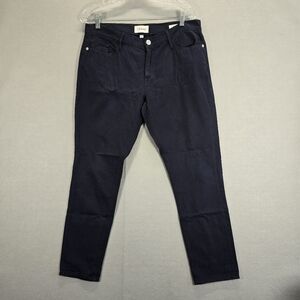 FRAME Le Garcon Washed Navy Blue Jeans Size 29